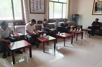 夏津县水产站站长唐元凯一行 走进恒运能源集团旗下农业产业清洋湖科技有限公司参观考察