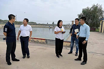 青岛源海项目管理咨询有限公司徐敏峰一行莅临恒运能源集团旗下农业产业清洋湖考察