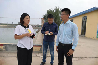 青岛源海项目管理咨询有限公司徐敏峰一行莅临恒运能源集团旗下农业产业清洋湖考察