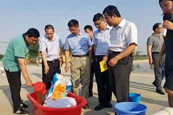 乐陵市省派第一书记一行莅临恒运能源集团旗下农业产业清洋湖指导工作