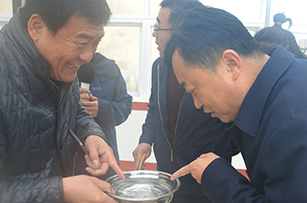 滨城区渔业资源服务中心领导莅临恒运能源集团旗下农业产业清洋湖科技有限公司进行技术交流