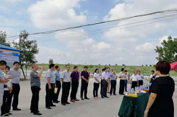 德州市水产局组织全市渔业观摩团莅临清洋湖养殖基地