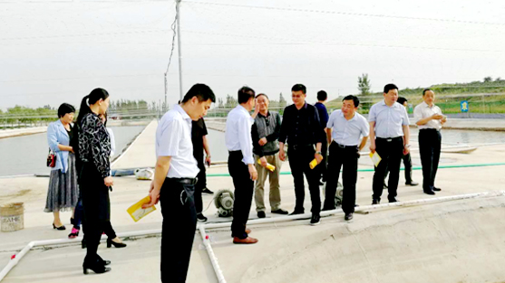 日照海洋与渔业局组织部分企业莅临清洋湖考察交流