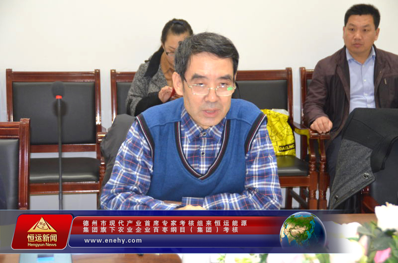 德州市现代产业首席专家考核组来恒运能源集团 旗下农业企业百枣纲目（集团）考核