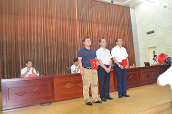 恒运能源集团董事局主席李长云受邀参加乐陵市新的社会阶层人士联合会第一次会员代表大会和乐陵市新的社会阶层人士联合会成立大会