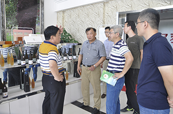 德州市经信委调研组一行来百枣（集团）调研