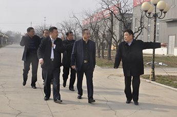 乐陵副市长吴峰莅临恒运能源集团旗下农业产业百枣纲目(集团)调研工作