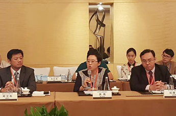 全国人大副委员长、民进中央主席严隽琪出席2016海峡两岸青年企业家创新发展与经济合作圆桌会议恒运能源集团执行副总裁郭艳受邀参加