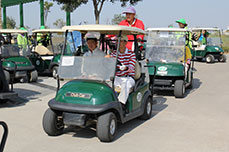 恒运能源集团三友高尔夫球队第六站巡回赛在天津市中新生态城国际乡村俱乐部举行