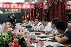 德州市领导和乐陵市领导及新闻媒体采访团一行莅临恒运能源集团考察指导工作并进行专题采访